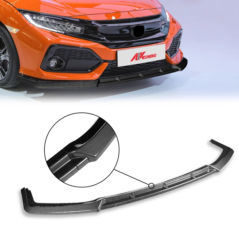 2016 2017 2018 2019 honda civic 10th generation accessories for 10th gen honda civic hatchback front bumper body kit spoiler lip