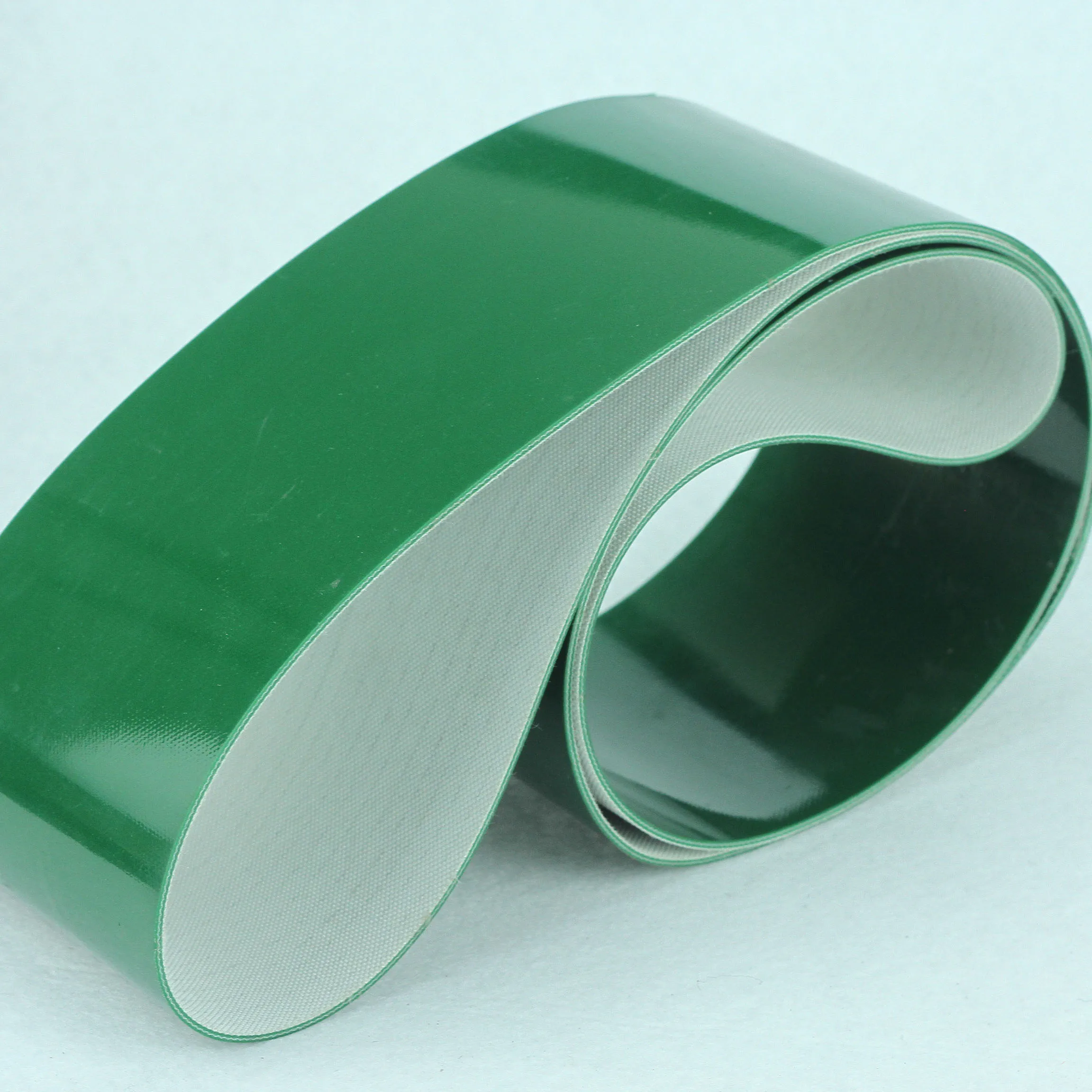 Customized 8 - 10 mm thickness flat industrial pvc  conveyor belt