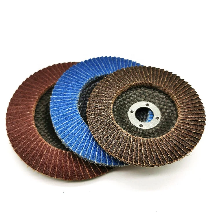 p60 Coated abrasive stainless steel sanding abrasive flap disc
