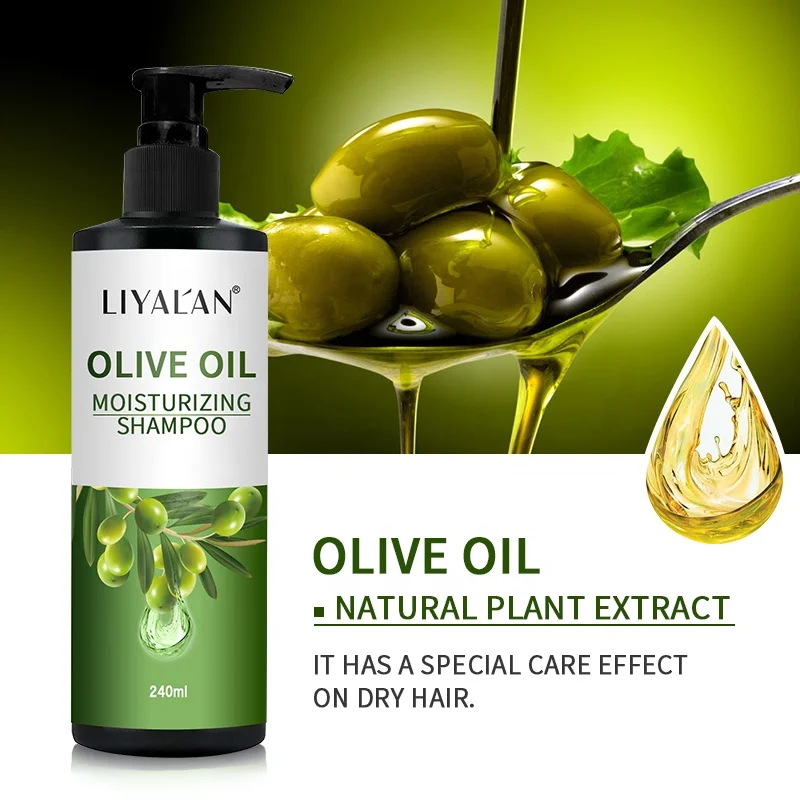 Amazon Men Hair Treatment Organic Herbal Plant Stem Cell Shampoo Olive Oil Hair Shampoo
