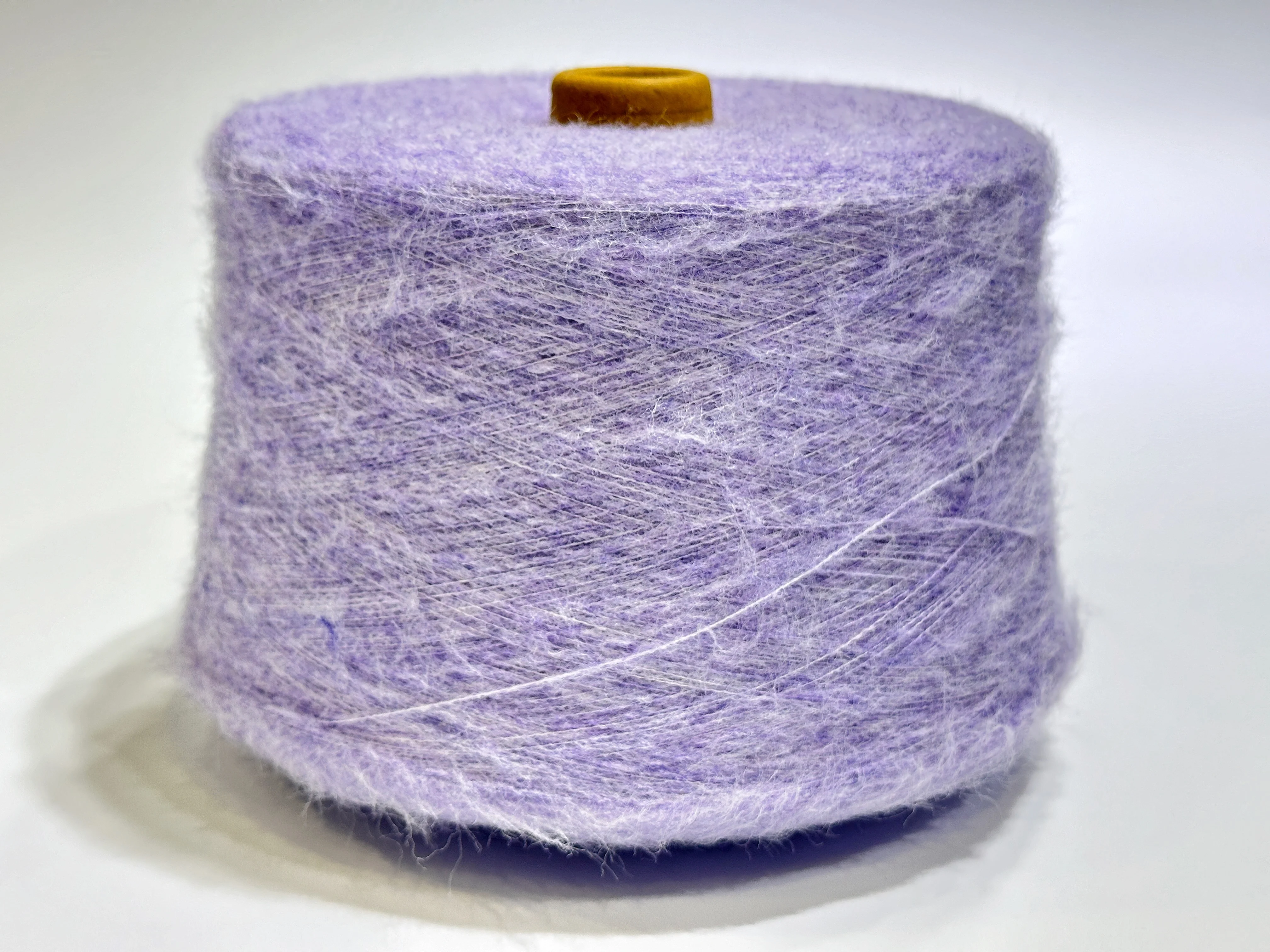 100% Mohair with Wool Alpaca Acrylic Nylon Spandex Premium Brush Blend Yarn