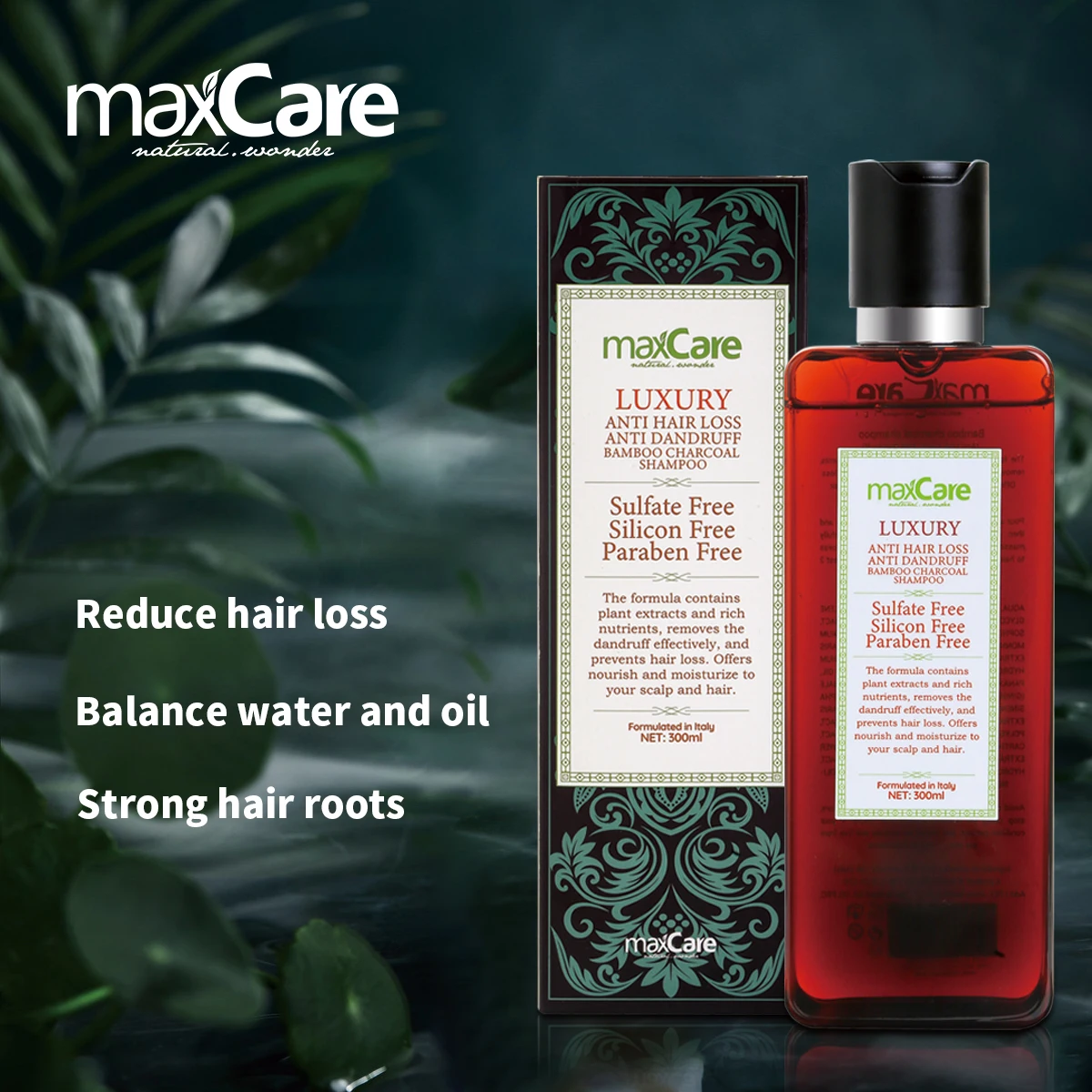 Best Private Label Hair Care Nourish Anti Hair Loss Thinning Hair Growth Natural Organic herbal Shampoo For Unisex