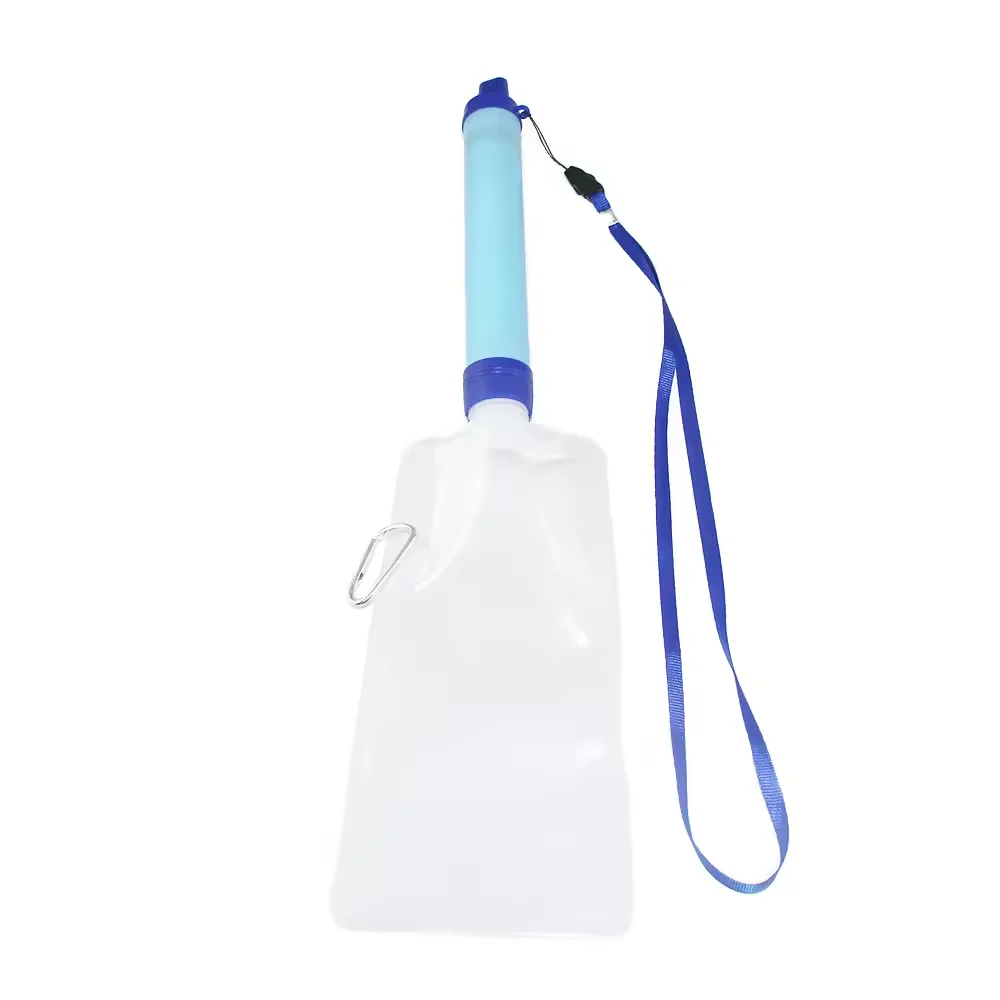 Personal Water Filtration Straw Emergency Survival Gear Water Purifier for Camping Hiking Climbing