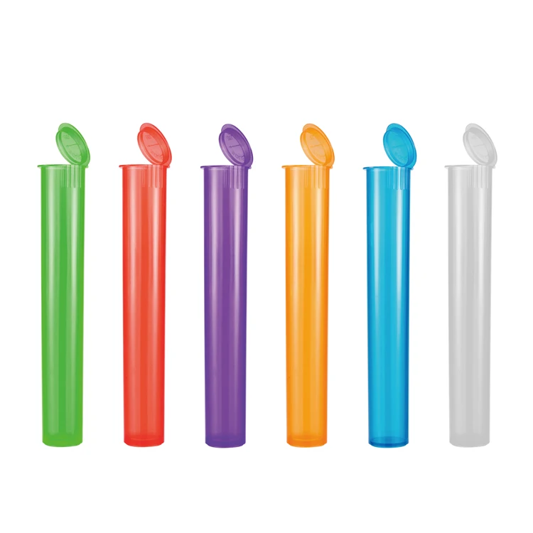Wholesale 73mm 80mm 85mm 90mm 98mm 109mm 116mm 120mm 150mm Wholesale Pop Top Child Proof Plastic tube Packaging