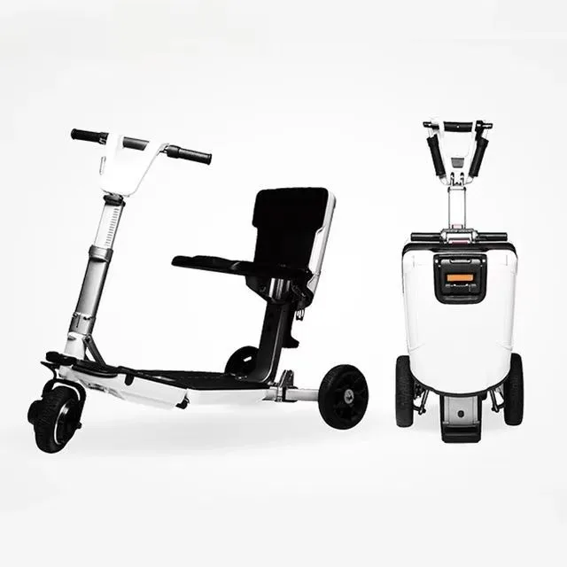 48v Folding Electric Tricycle Mobility Scooter Open-Body Electric Car for Elderly
