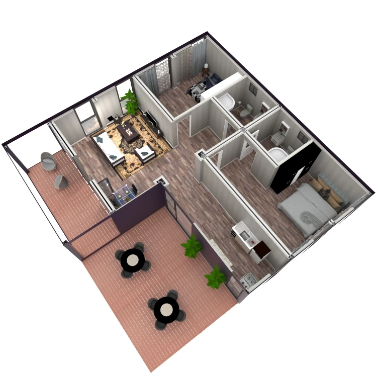 Container House use for office living hotel and small workshop