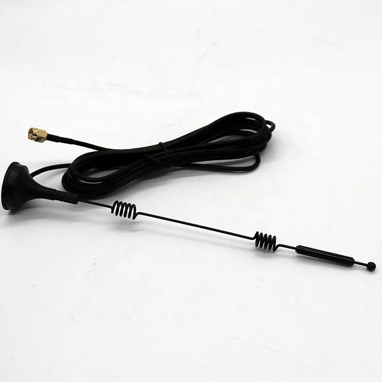 VHF mobile vehicle radio Antenna with big steel spring base