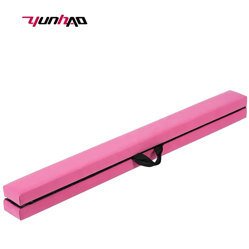 YC Hot Sale Factory Direct 7FT Folding Gymnastic Balance Beam For Kids