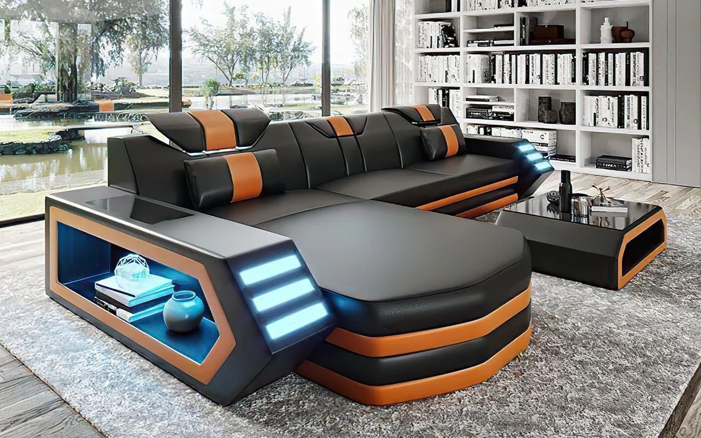 Living RoomSofa set Music Player Recliner Sofa Bed