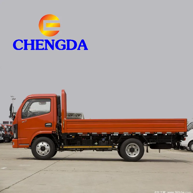  Discount price diesel flat truck 4x2 Dongfeng small lorry Single row cargo trucks for