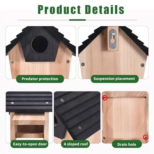 Custom solid wood feeding terrace outdoor sanctuary garden cage bird aviary outdoor aviary outdoor bird cage bird aviary