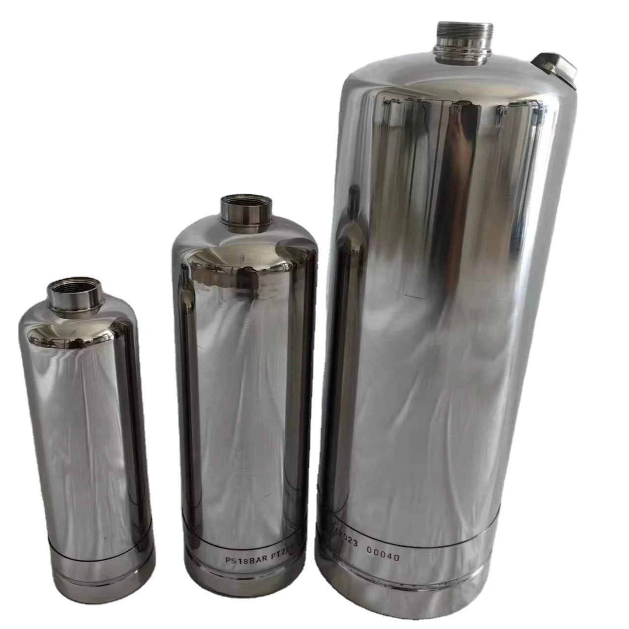 Stainless steel SUS 304 extinguisher cylinder fire fighting extinguisher body tube extinguisher cylinders