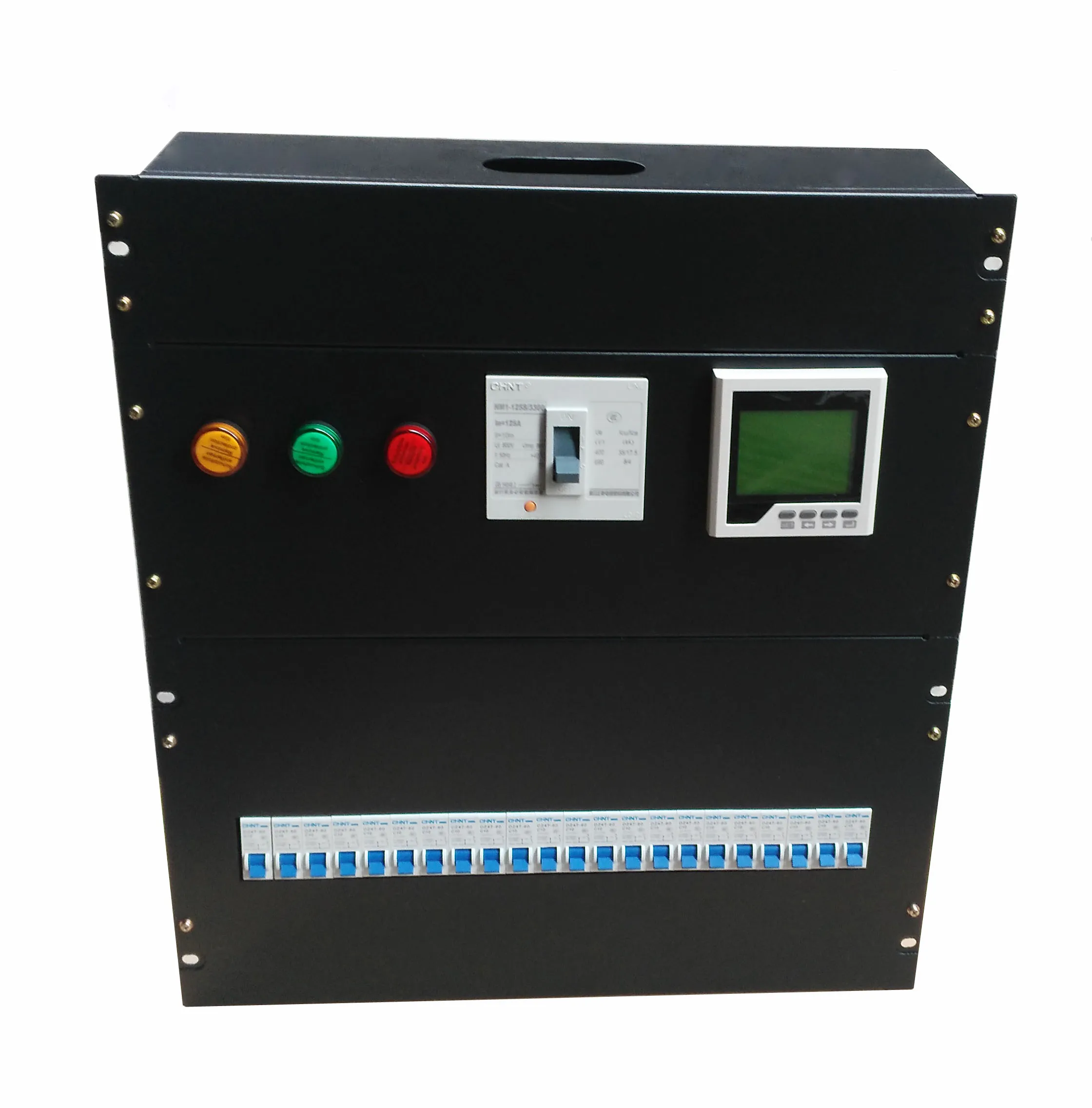 12U AC POWER DISTRIBUTION CABINET with CHNT SWITCH 380V to 220V AC electric box