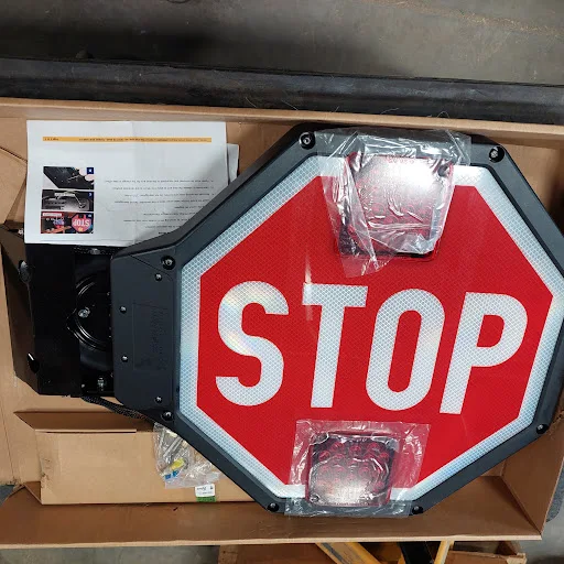 Specialty 6-Series Strobe Light School Bus Stop Arm Overview Test