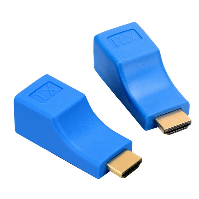 1080P HD 4K RJ45 Порты LAN сеть HDM-совместимый удлинитель до 30 м HDTV-совместимый CAT5e / 6