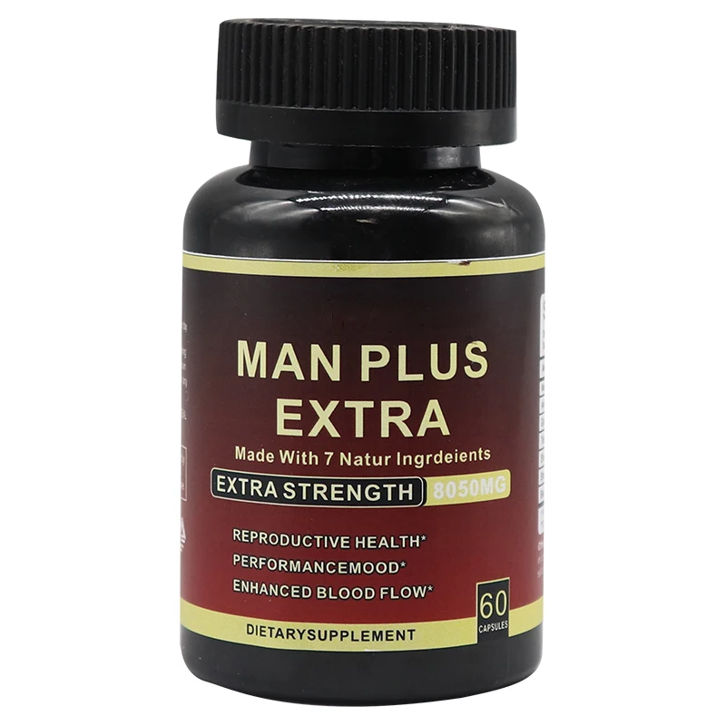 High quality Herbal xxxxl maca ROOT PLUS ginseng capsule men energy support maca strong man capsule energy provide capsules