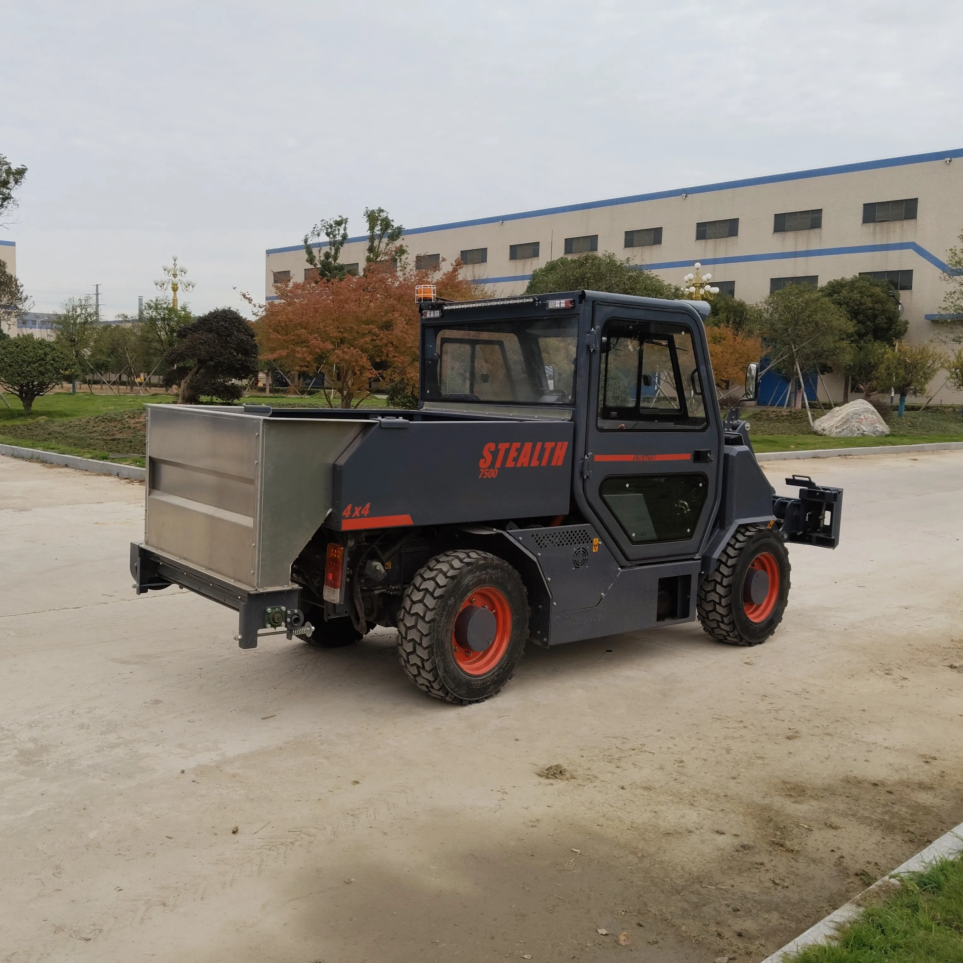 75HP Utility Work Machine Snow Moving Equipment with Kubuta V2607-T StageV Tier4 Engine