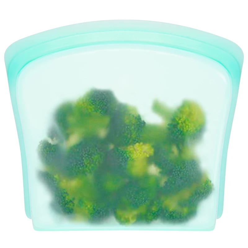 
KVK 100% Platinum Food Grade Not Stasher Silicone Sandwich Bag Silicone Vegetable Storage Bag 