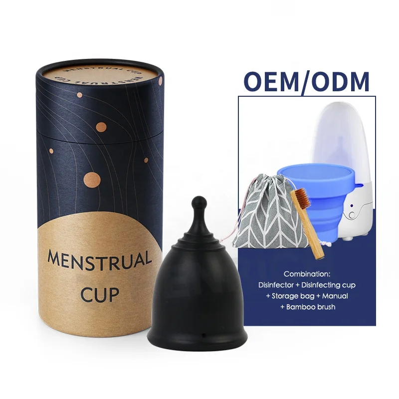 Hot Sale Lady Menstruation Period Organic Medical Silicone Female Menstrual Period Cup