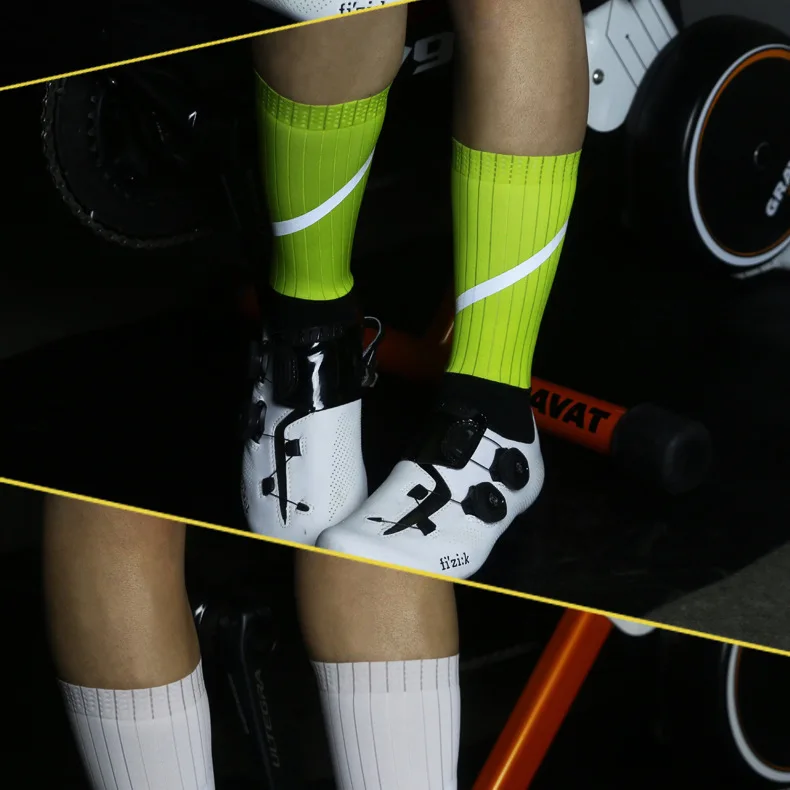 Aero Cycling Sock Seamless Hot Selling Bamboo Socks Sport Custom Reflective Monton Cycling Socks