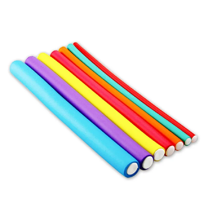 Amazon Multifunctional Foam hair salon clurler barber hair perm tool sponge Magic curling iron bar hair roller rods