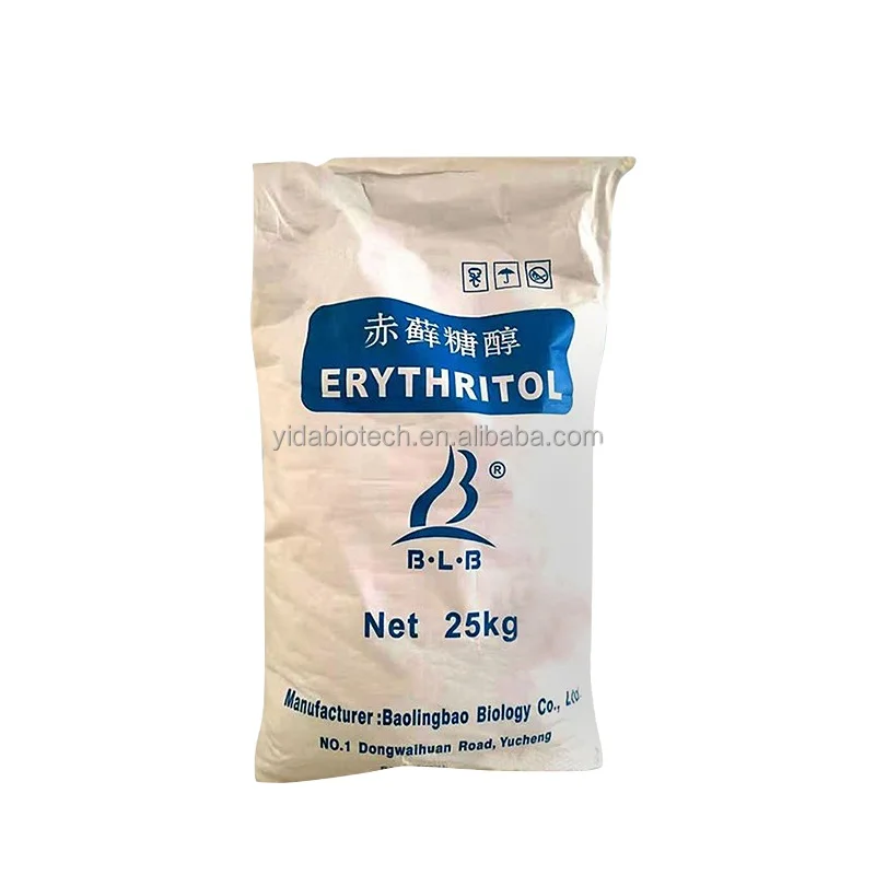 YDAWAY manufacture bulk organic natural sugarless sweetener erythritol powder food grade wholesale price