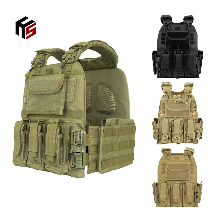 Tactical Quick Release Protective Vest Plate Carrier for men