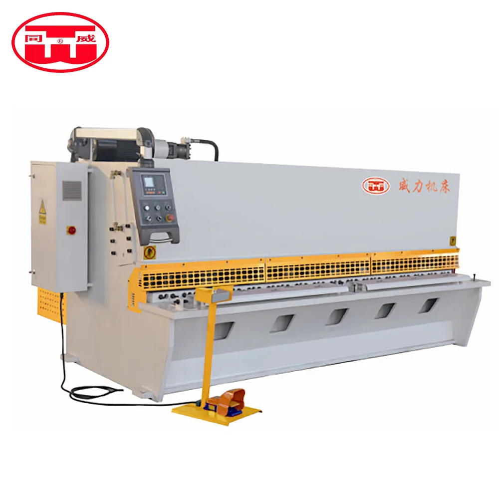 Electric Sheet Metal Plate Guillotine Transmission Mechanical Motor Driven Shearing Machine