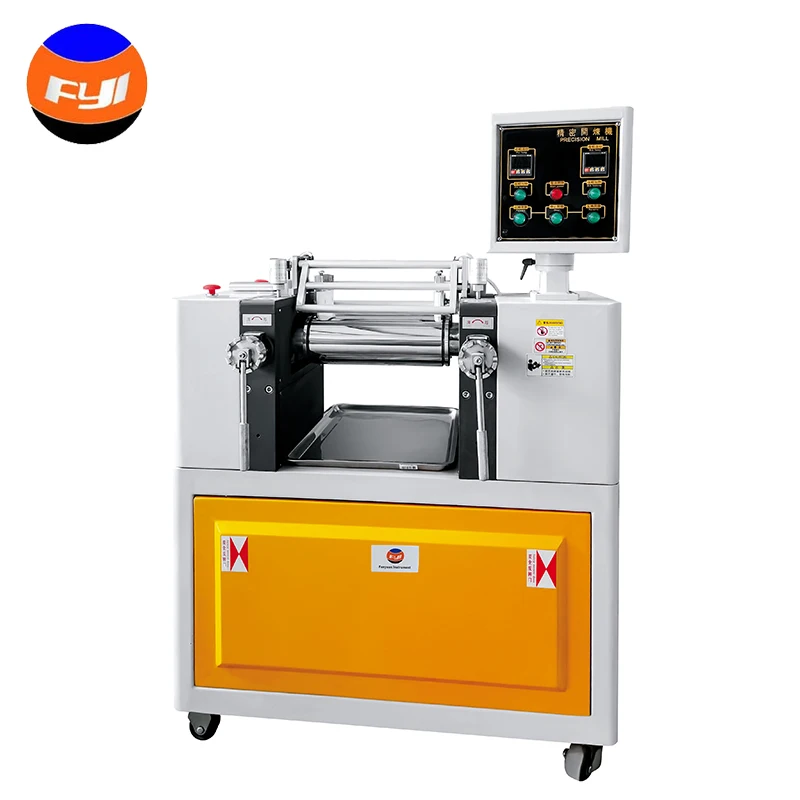 Easy operation factory direct good feedback lab two roll mill 3 silicone for pvc