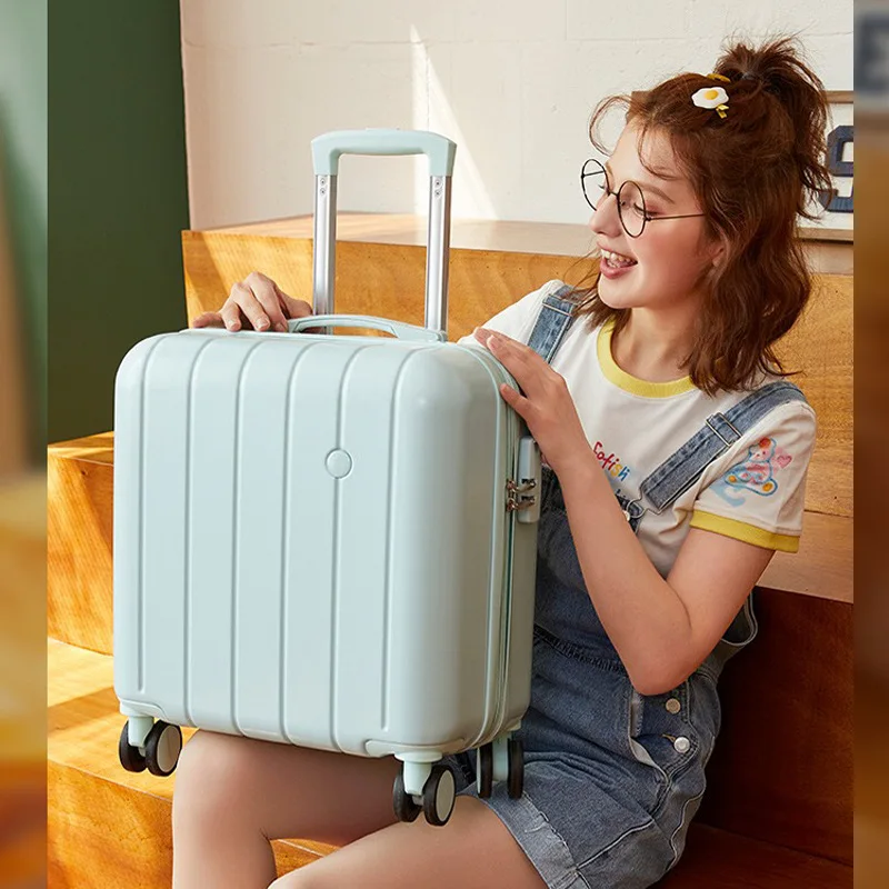 fashion modern design hard case travel small suitcase custom carryon boarding cabin luggage backpack