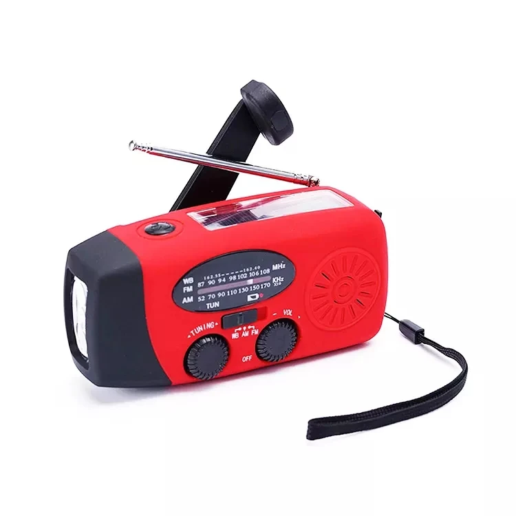 Customized Logo Portable AM FM NOAA Weather Band Radio withSuper Flashlight