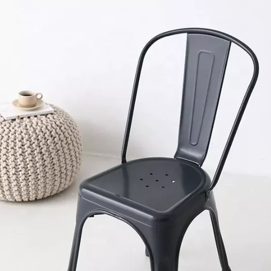 wholesale china metal iron frame dining chair beautiful tolix chairs for living room manufacturing