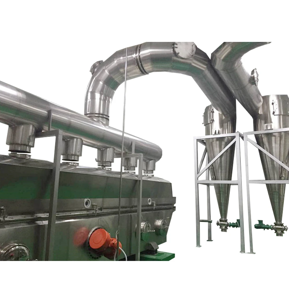ZLG Model continuous  food grade horizontal fluid bed dryer salt bread crumb  bread crumb coconut powder dryer