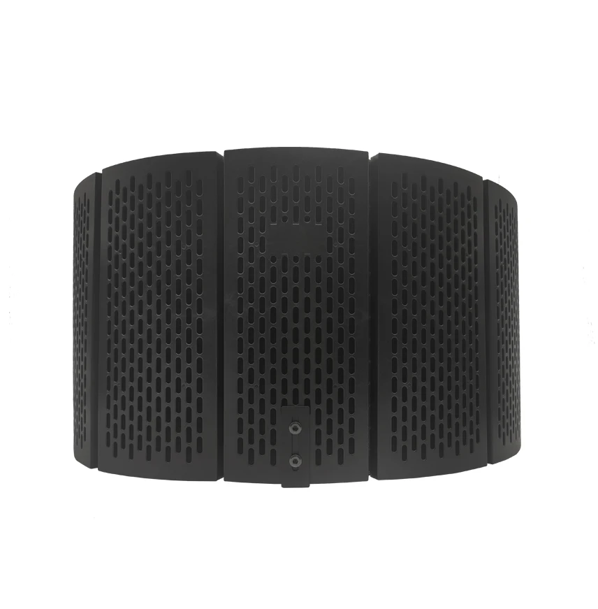 Студийный звукоизоляционный микрофон, поп-фильтр, ветровой экран, микрофон, защитная пластина для конденсаторного микрофона