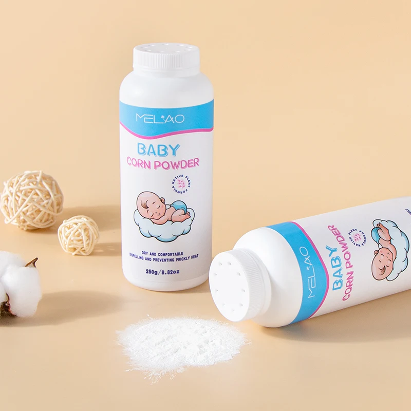 Wholesale 100% Natural Baby Powder Organic MELAO customised Baby Corn Powder Organic Chamomile Flowers
