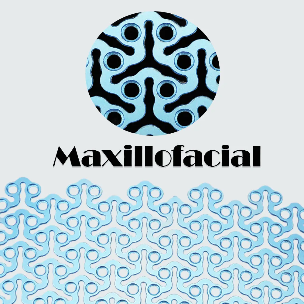 Surgery Titanium Locking Plate foret Maxillofacial MESH Plates And Screws