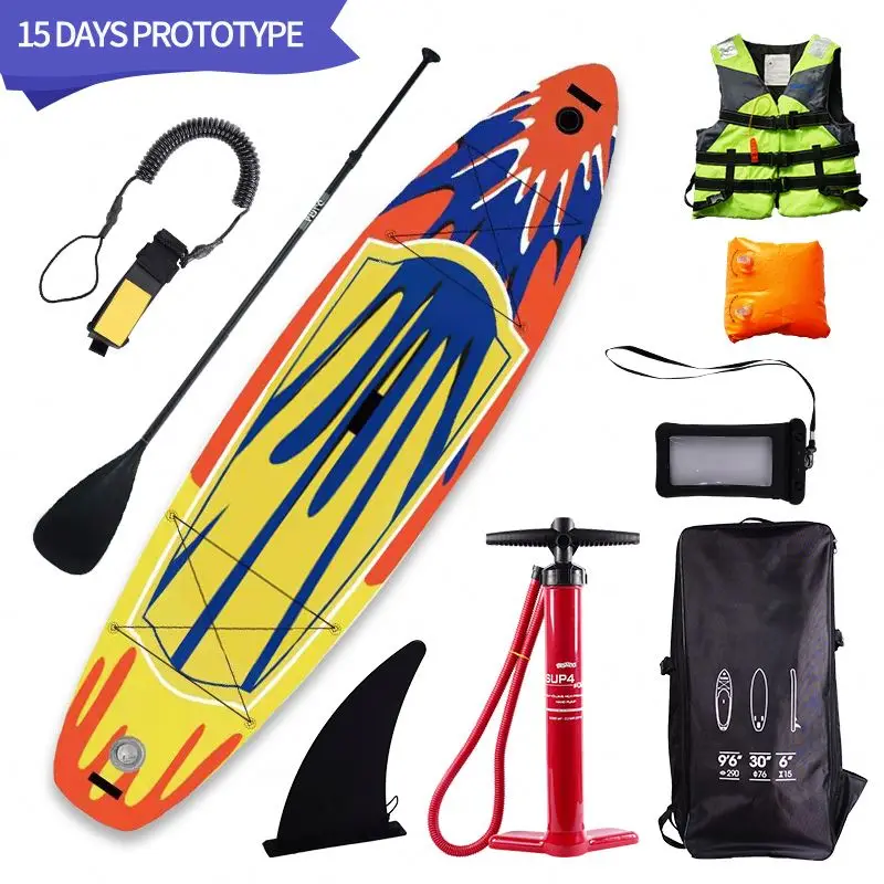 Boierto Inflatable sup boards stand up paddle board surfboard water sport surfing new design with high quality