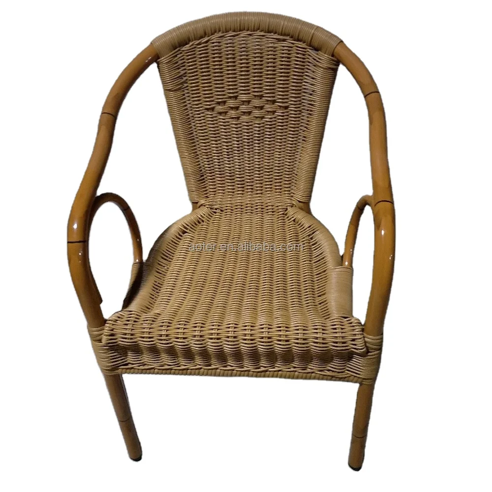 Уличный стул из ротанга для террасы от китайского поставщика, обеденный стул для отеля