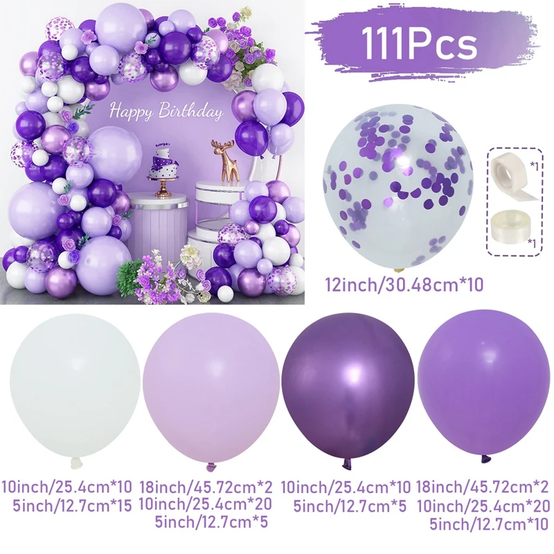 Macarons Blue Green Purple color Balloon Garland Arch 5 10 12 18 Inch Balloons Different Size Party Decoration Wedding Birthday