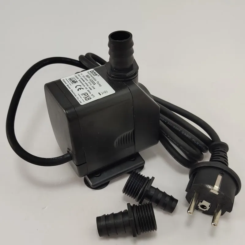GS Сертифицированный высокий расход потока 1200L/H 12V Водяной насос для садового фонтанного насоса погружной водяной