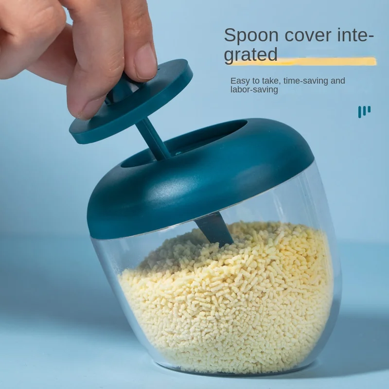 Wholesale Kitchen Pepper Powder Jar With Label Empty Salt Shaker Plastic Spice Bottle Jars For Packaging