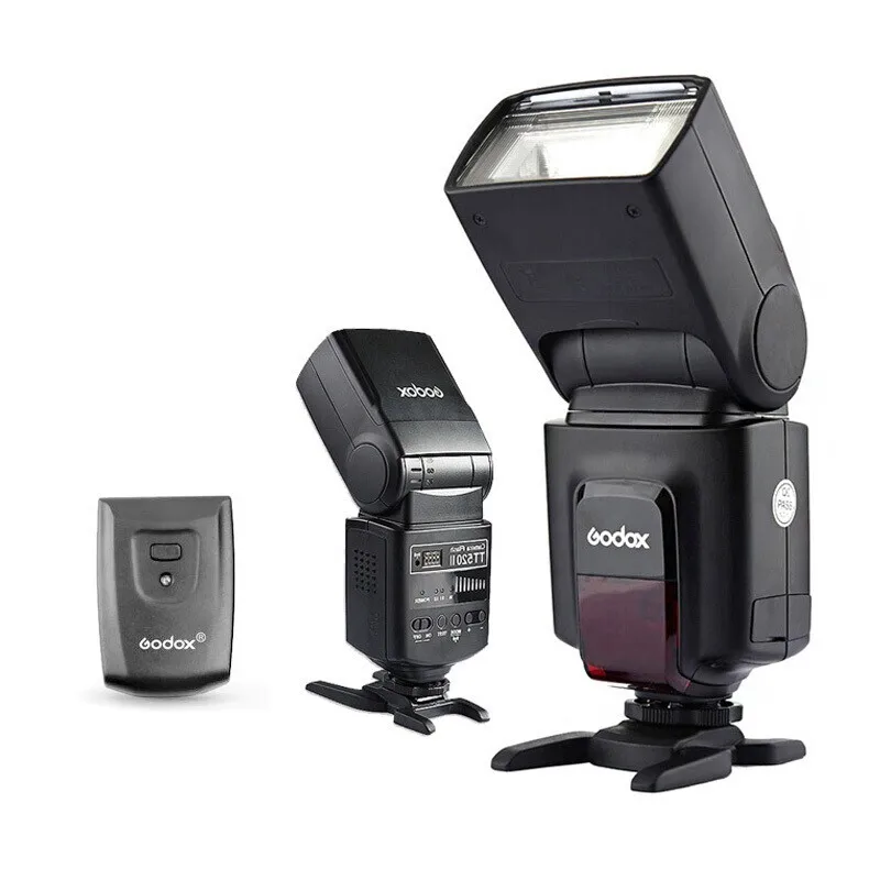 Godox TT520 II Camera TT520II Build-in 433MHz Wireless Signal + Flash Trigger for Canon Nikon Pentax Olympus DSLR Cameras