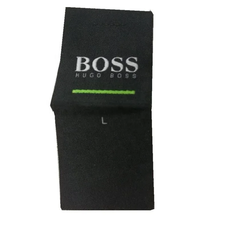 Wholesale Hot Sale Direct Factory Custom   High Quality No Moq Cheap Center Fold Green  Colourful Woven Labels For Garments
