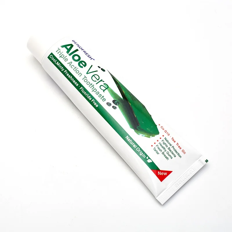 Aloe Vera triple action herbal ginger anti-bacterial toothpaste green tea mint bendfresh 100ml