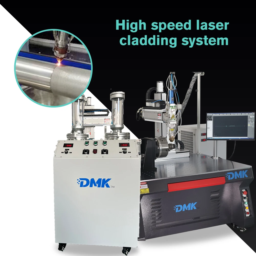 DMK 3kw Fiber Laser Cladding Machine Double Power Feeding Machine