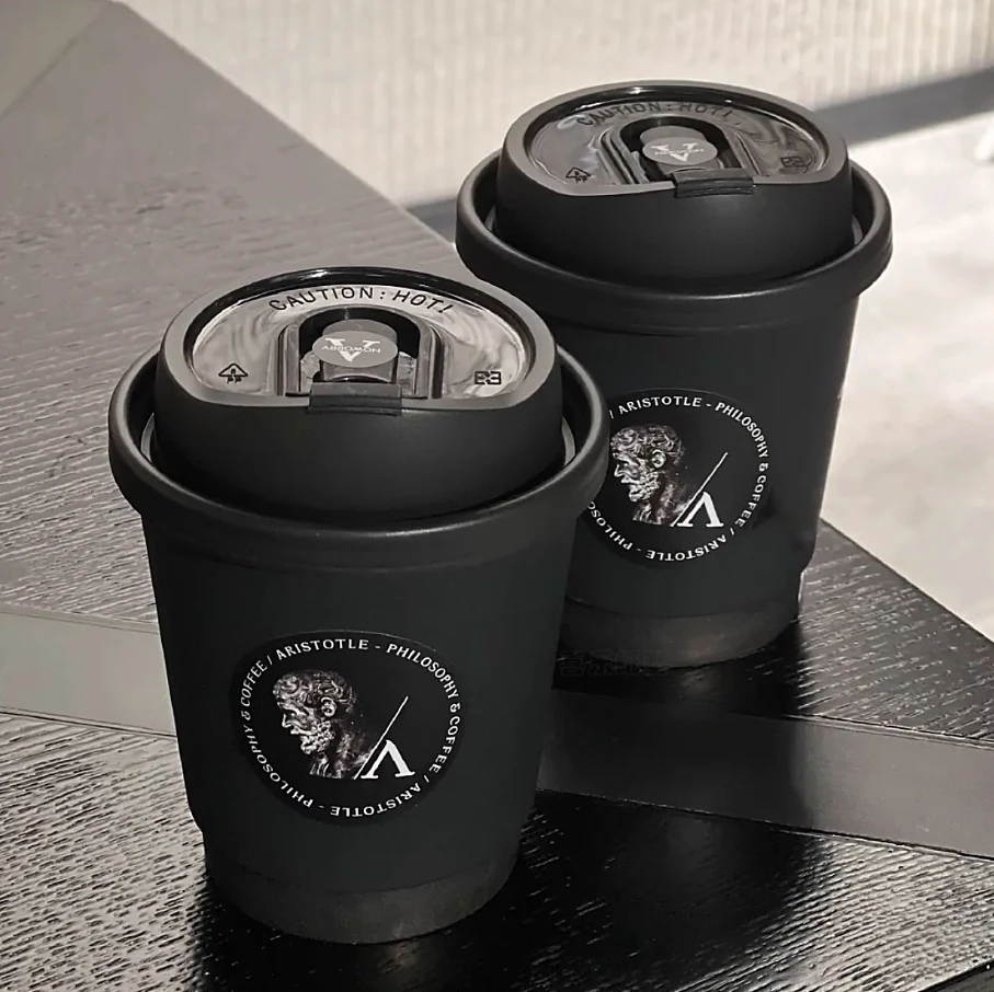 Factory products 4oz 8oz 10oz 12oz 16oz 24oz hot drinks disposable custom logo black coffee double wall paper cup