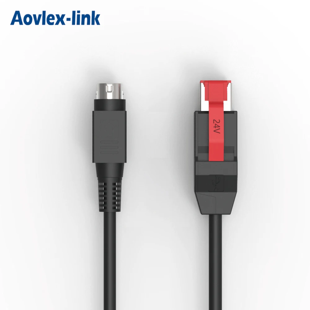 24 В мощность usb к hosiden 3p Мощность din кабель для IBM pos клавиатуры