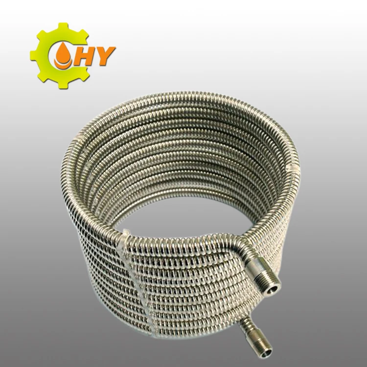 titanium spiral tube  for heat exchanger titanium corrugated tube