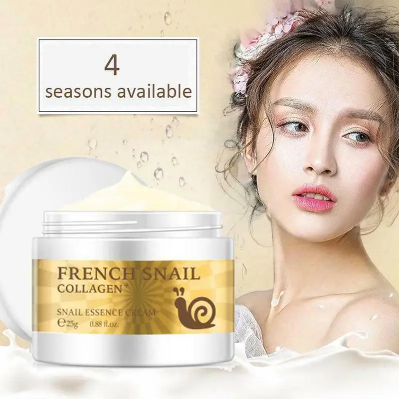 Facial Skin Care Set Snail Collagen Face Serum Cream Eye Cream Anti Wrinkle Anti Aging Nourishing Serum Collagen Whitening Cream