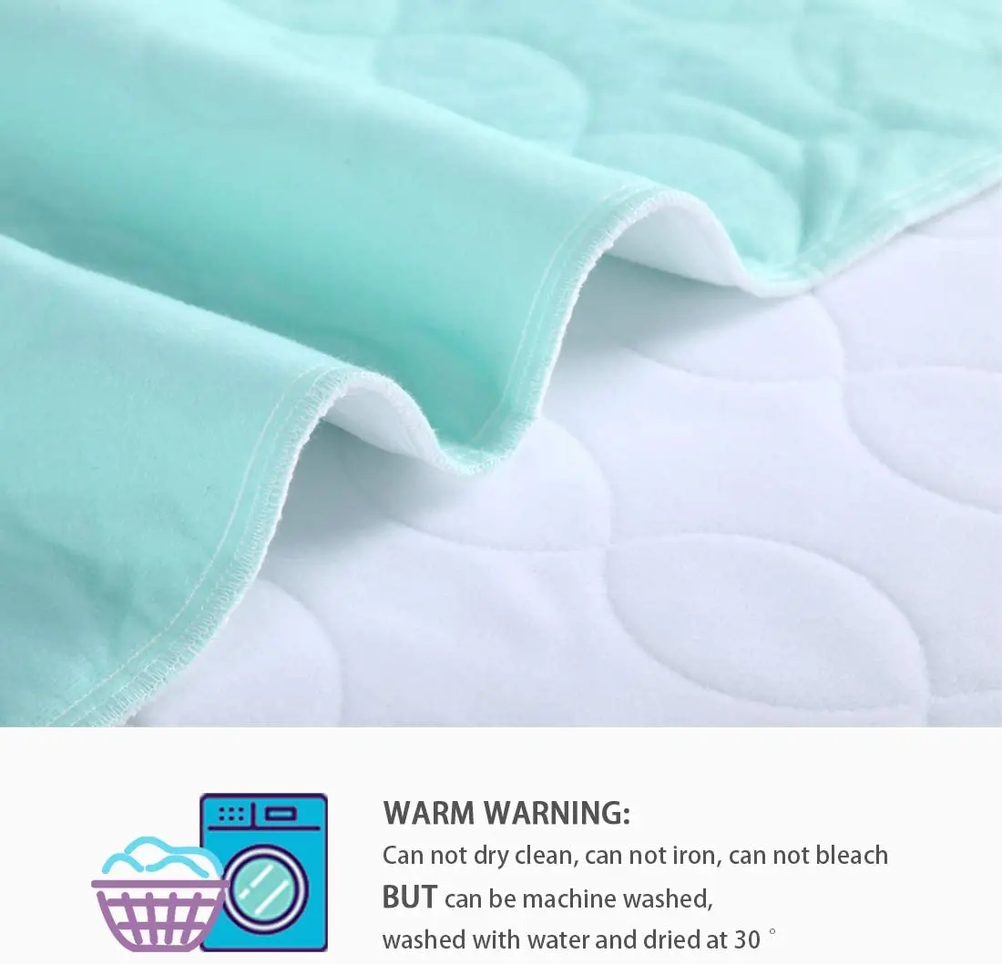 China Manufacturer Adult Pad Reusable Waterproof Bed Medical Pad Geriatric Hospital Adult Pad with wing